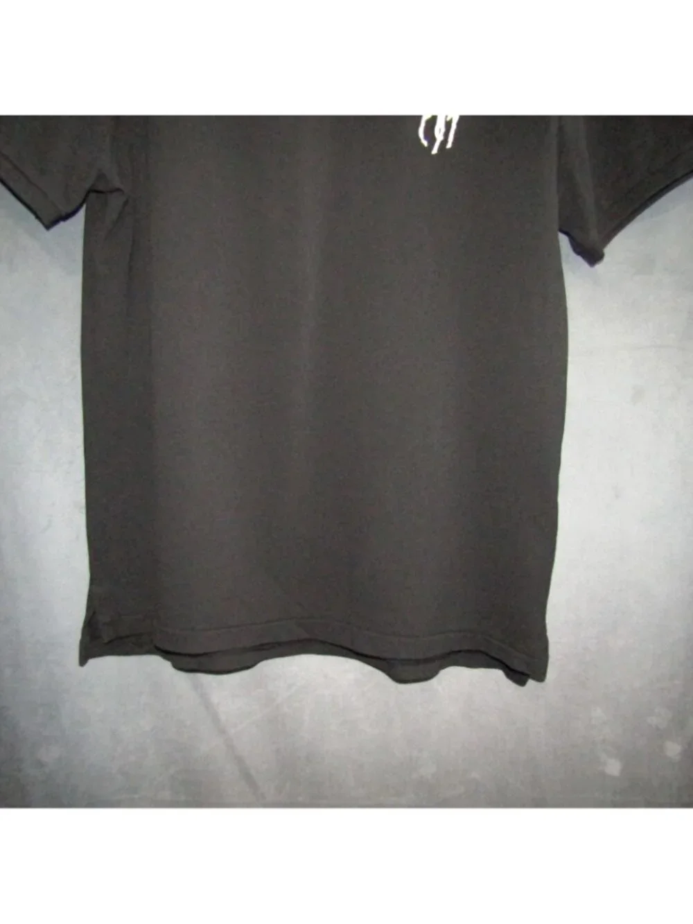 Polo Ralph Lauren Mens Size Large L Black Big Pony 3 Mesh Polo Shirt Classic Fit